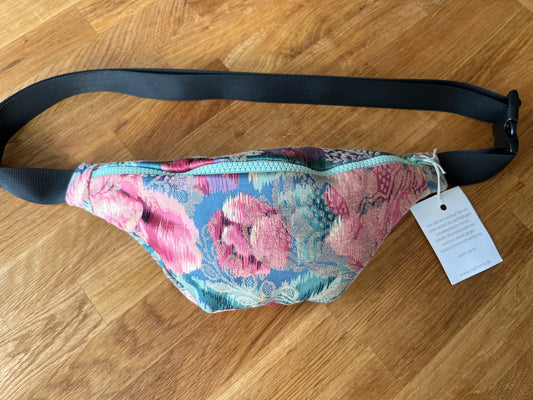 Bauchtasche strukturiert Blumen